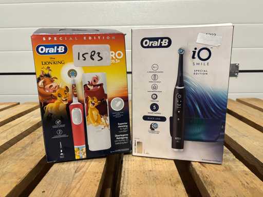 Oral-b – Braun – Zahnbürste – Mundpflege (2x)