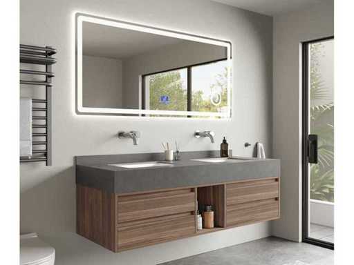 Bathroom furniture set - Vonato - Nivora 150 - 0 - 2-Person 150 cm