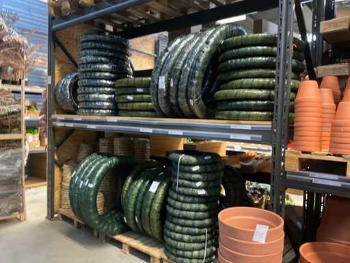 Lot de couronnes de paille