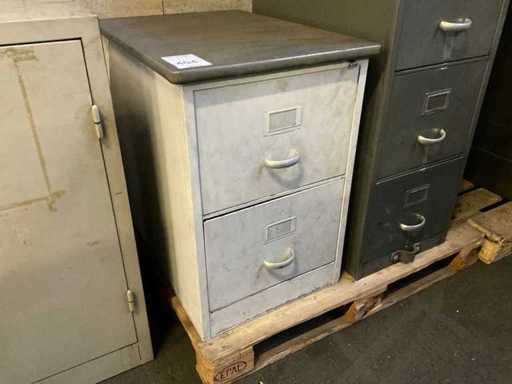 Szafka na dokumenty z 2 szufladami