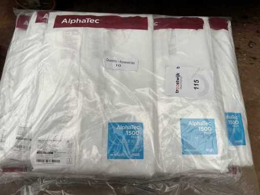 AlphaTec 1500 plus Wegwerp beveiligingspak (10x)