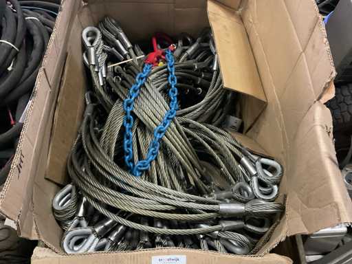 Partij Gevlochten staaldraad met kousogen