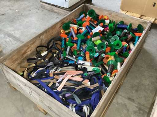 Various equipment in wooden case