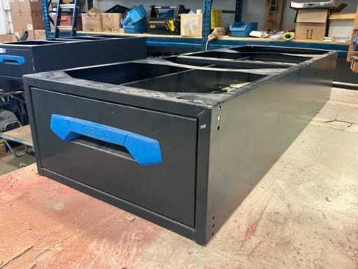 4 sortimo built-in drawers Various building materials