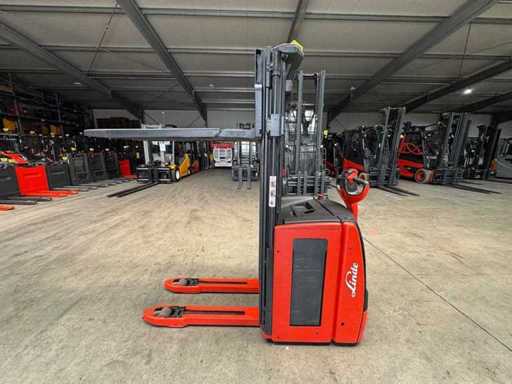 Serviciu 2019 + UVV 06/2027 Linde L16i 1.600kg Duplex 284cm scară Platformă Stacker 4.943 ore