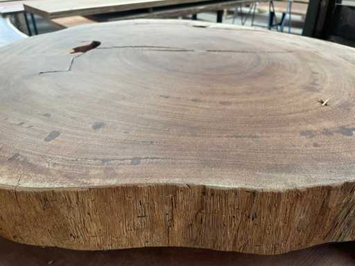 Guyana Teak houten schijf 1000mm