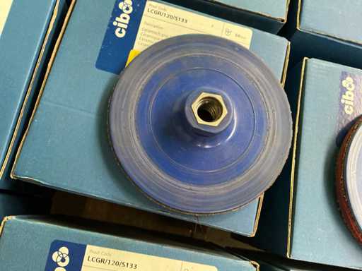 Cibo Ceramic grip 120 disc 125/75 box scouring sponges (5x)