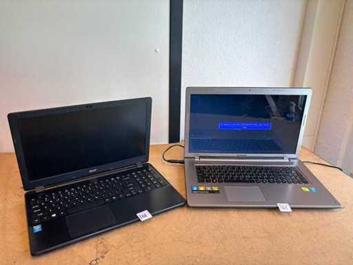 Stock restant de l’ordinateur portable 2x