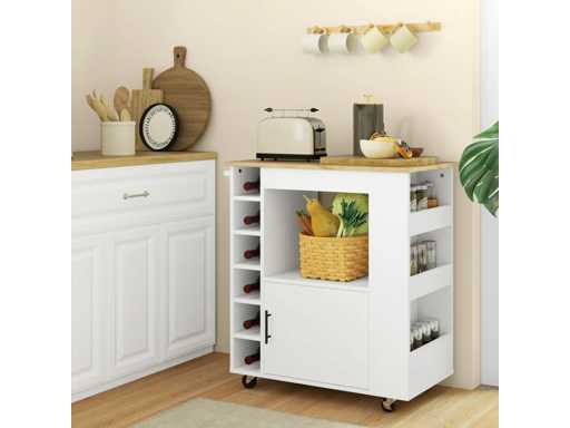 Kitchen Cart, Rolling Kitchen Island, Kitchen Cart