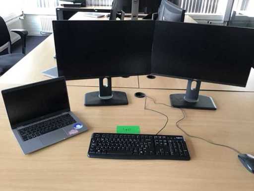 Dell latitude i7 incl monitors and accessories 