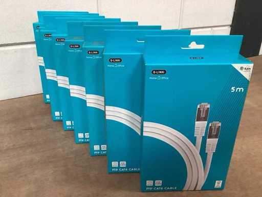 Q-Link FTP-Kabel CAT6, 5 Meter (8x)