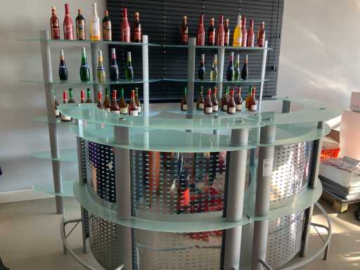 Mobili da bar in vetro a 4 pezzi