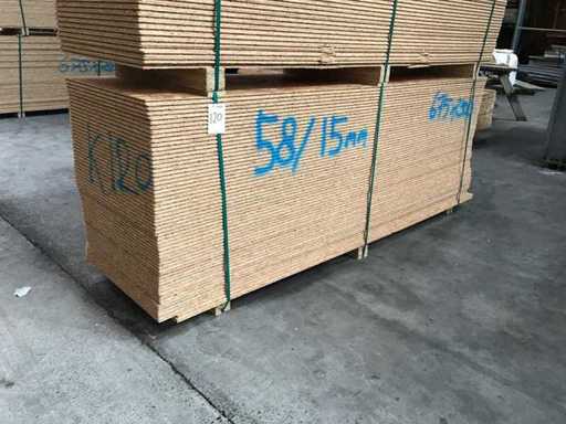OSB sheets 15mm 675x2500mm (58x)