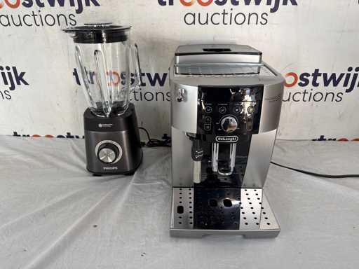 Philips HR3041/00 Blender Zwart/Grijs | De'Longhi Magnifica ECAM 250.23SB – Volautomatische espressomachine