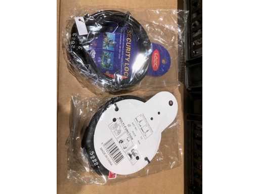 Serratura a combinazione per bicicletta codice proprio (76x)