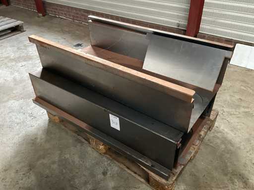 Seau de contrôle du niveau de fossé (3x)