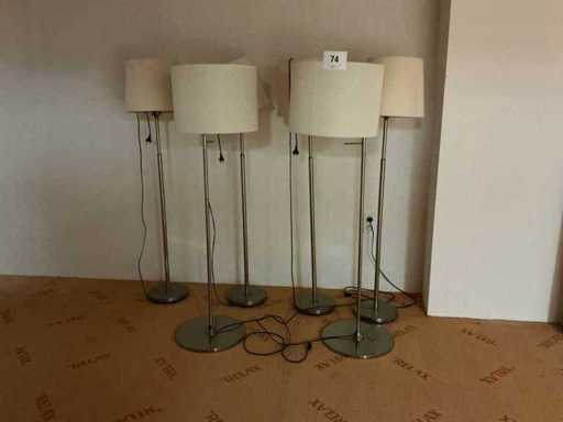 Verschiedene Stehlampen (8x)