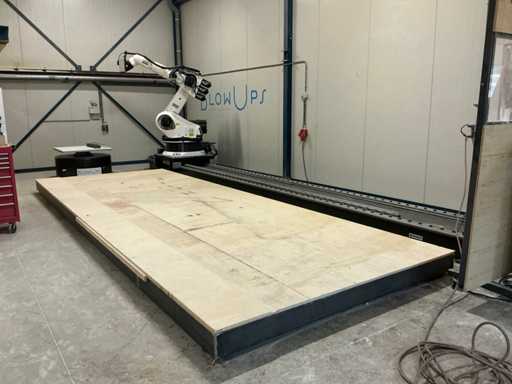 2005 Kuka / Damen cnc KR 200 L170 Comp Industriële robot / cnc freesopstelling