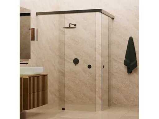 Unitatea de colț a dușului (completă)