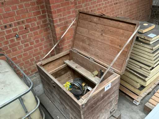 Cutie de depozitare din lemn