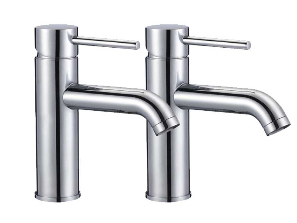 Set of Mixer Taps - Chrome-plated stainless steel