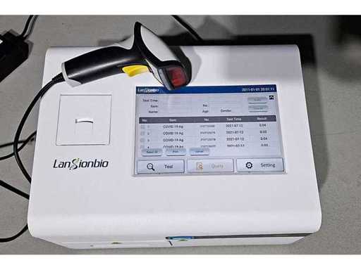 POCT - LS-2100 - Droge fluorescentie-immunoassay-analyzer (8 kanalen) nooit gebruikt