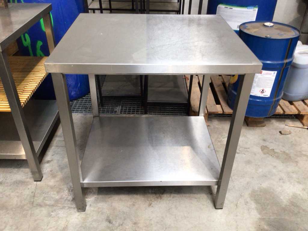 Stainless steel cutting table