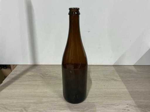 Bouteille de bière champagne vide - 75 cl - Brun (1232x)