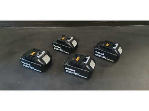 Makita - BL1830B - 18V Li-ion accu 3.0Ah (4x)