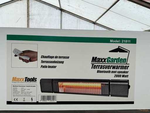 Maxx Garden 21811 Patio heater with remote control and Bluetooth speaker