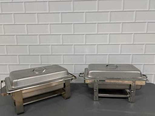 RVS - Chafing Dish (2x)