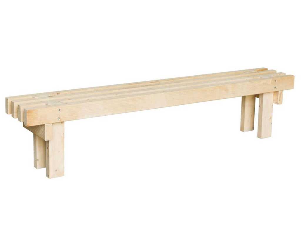 Nils - 1003125 - Garden bench 31x200x45cm (4x)