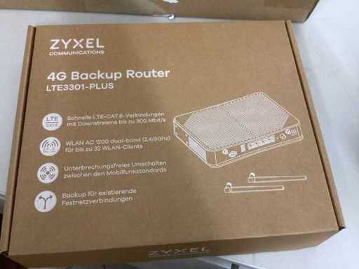Wifi, routers y switches Zyxel LTE3301–PLUS 4G de respaldo