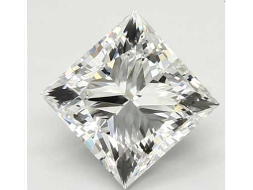 Diamant – 1,51 Karat Princess-Schliff-Diamant (zertifiziert)