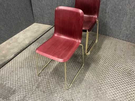 Lensvelt Richard Hutten Ce président de réunion Président de réunion empilable (4x)