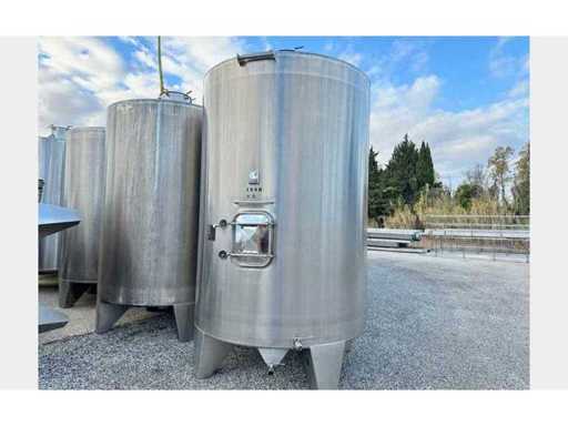 RURALINOX - Cuve inox de stockage alimentaire 120 HL vendue à l'unité