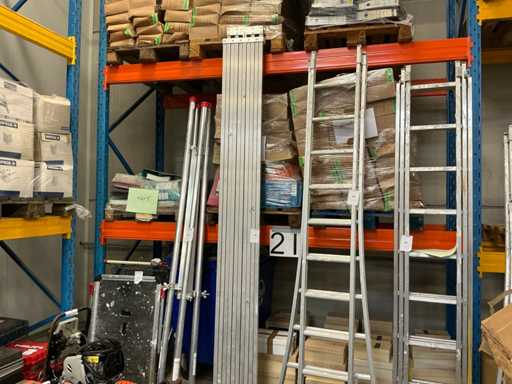 Passerelle extensible en aluminium