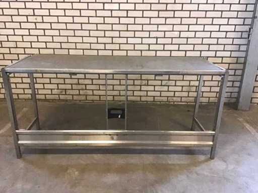 Barra da lavoro in acciaio inossidabile (2x)