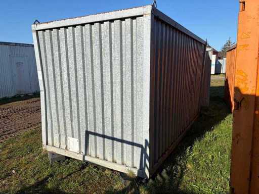 Recipient galvanizat - Recipient galvanizat de construcție rapidă cu sistem de rafturi