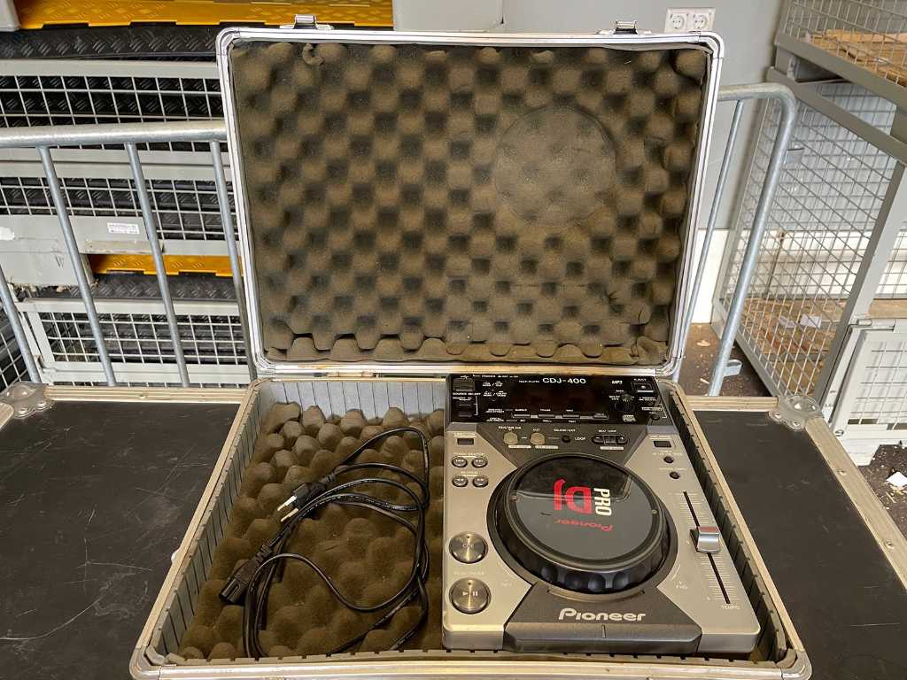 Pioneer - DJ Pro CDJ-400 - Odtwarzacz CD - Sprzęt DJ-ski z futerałem