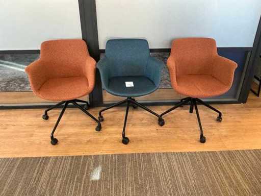 Markant York Swivel mit Rädern Konferenzstuhl