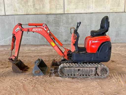Kubota K008-3 Mini Excavator