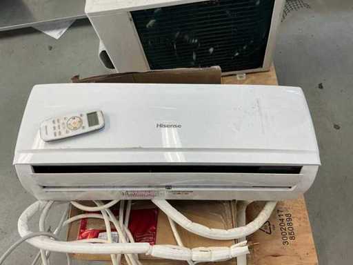 Hisense airconditioner met palet en inhoud