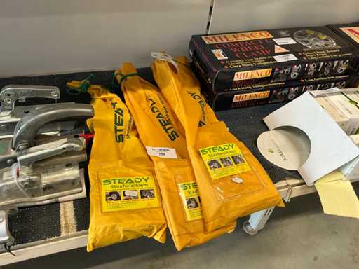 Morsetto ruota a barra stabile (3x)