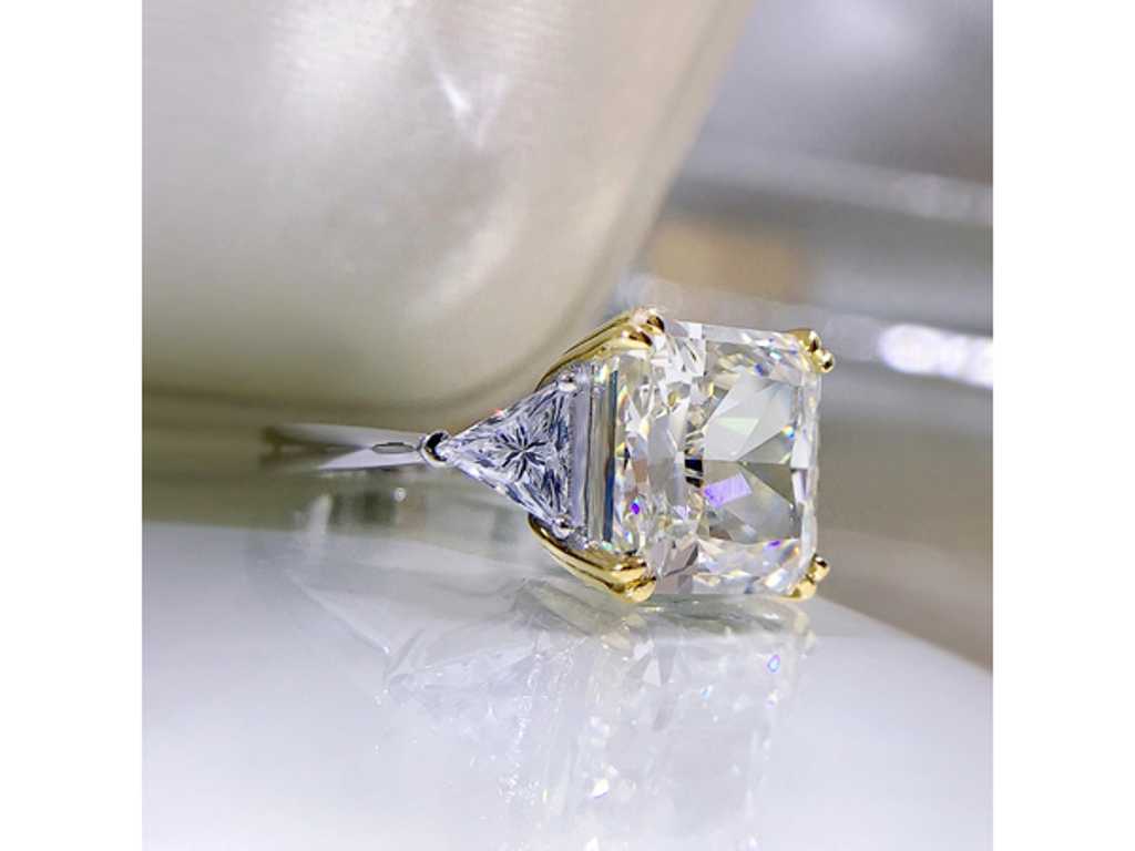 Ring 925 Zilver High Carbon Diamant 6,46 Karaat