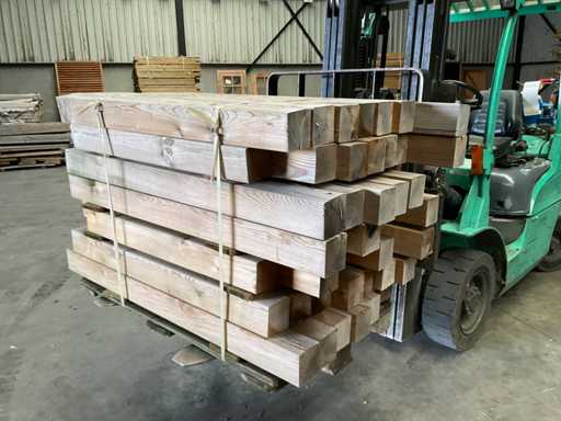 Lot of pine beams 120-140x11.5x11.5 cm