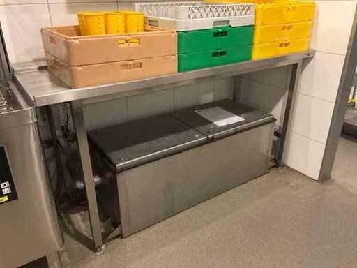 Hakvoort 210x70cm Edelstahl-Drainagetisch