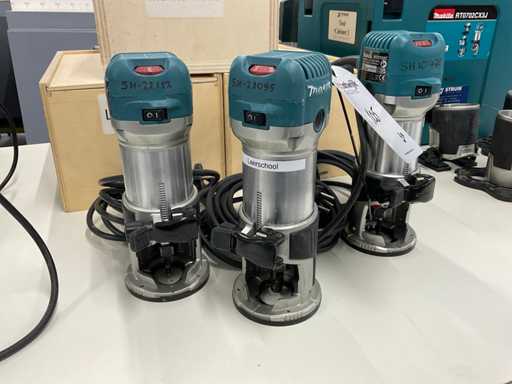 Makita RT0702C Edge Router (3x)