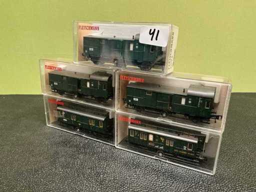 Fleischmann 3x 5095 / 5050 / 5826 Modélisme (5x)