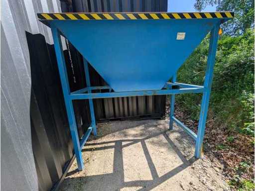 Silo-Behälter-Trichter mit 4 hängenden Haken Aufbewahrungsbehälter